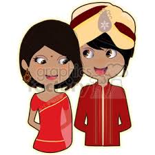 Cute indian wedding couple cartoon character set. Indian Bride And Groom Cartoon Character Vector Image Clipart Commercial Use Gif Jpg Png Eps Svg Ai Pdf Clipart 394936 Graphics Factory