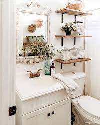 Homemydesign • november 22, 2017 • no comments •. Chic Boho Bathroom Design Ideas For The Home Small Bathroom Shelves Farmhouse Bathroom Decor Small Bathroom Decor