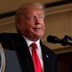 Trump cancels trip, blames Obama