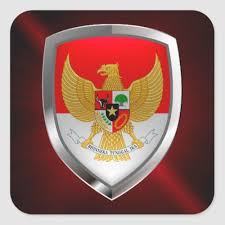 Indonesia Metallic Emblem Square Sticker Zazzle Com In 2021 Indonesia Flag Emblems Round Stickers