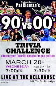 In a world in which americans are spending more time sitting than ever before (1 in 4 us adults sits mor. Why We Re Producing 90s Vs 00s Pop Culture Trivia Night Trivworks