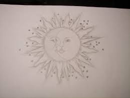 S Sun Moon Drawing Pencil Sun And Moon Drawings Drawings Pencil Drawings