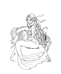 Realistic mermaid coloring page printables. Mermaid Coloring Pages For Adults Best Coloring Pages For Kids