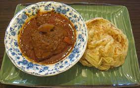 Roti Prata Vs Ayam Bumbu Kari Ala Singapore Makanan