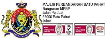 Menara mps persiaran 3, bandar baru selayang, 68100 batu caves, selangor. Portal Rasmi Majlis Perbandaran Batu Pahat Mpbp