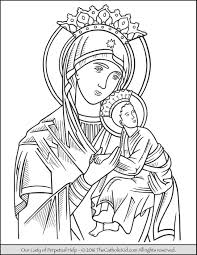 Some of the worksheets for this concept are overview f, sauls friends help him escape lesson 9 bible point god, coloring and activity, the story for little ones preschool activity, helping kids discover their spiritual gifts, coloring book, classroom activity book, listen lesson 13. Our Lady Of Perpetual Help Coloring Page Thecatholickid Com