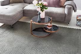 Ein flacher tisch im wohnzimmer ist eigentlich unverzichtbar. Finebuy Design Couchtisch Circle O 45cm Rund Glas Kupfer Mit Ablage Wohnzimmertisch 3 Ebenen Glasplatte
