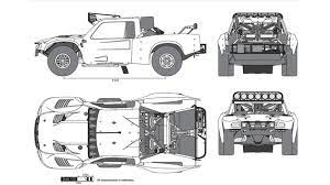 Ford F 150 Trophy Truck 2014 Blueprint Download Free Blueprint For 3d Modeling Trophy Truck Ford Raptor Truck Blueprints