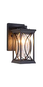 No farmhouse space is complete without beautiful lighting. Modern Farmhouse Outdoor Wall Light Waterproof Rust Proof Porch Light Exterior Wall Lantern Black Finish With Seed Glass For House Porch Patio Deck 14 2 Height Amazon Com