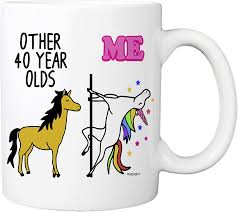 40 th birthday sayings can be used to enhance the party décor by conveying a special message for the guest of honor. Buy Mycozycups 40th Birthday Gift Other 40 Year Olds Me Unicorn Coffee Mug Funny 11oz Cup For Grandma Mom Sister Best Friend Women Her Happy Fortieth Birthday Gift