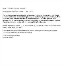 Free 15 Sample Reference Letter Templates In Ms Word Pdf