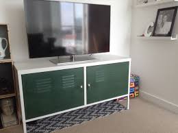 Ikea Ps Cabinet Hack Annie Sloan Amsterdam Green Chalk Painted Doors Ikea Ps Cabinet Ikea Ps Ikea Lockers