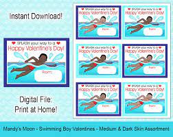 Check spelling or type a new query. Swimming Boy Valentine Cards Digital Print At Home Valentines Cards Mandys Moon Personalized Gifts