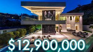 Inside 12 900 000 Hollywood Hills Modern Mansion Youtube Mansions Modern Mansion Hollywood Hills