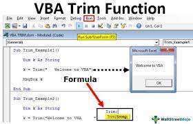 Vba Trim Function How To Use Excel Vba Trim Function