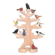 Bird Tree Ostheimer Handmade Kids Toys Wooden Toys Diy Wooden Bird