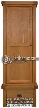 Lemari ini ideal anda gunakan untuk keperluan menyimpan berbagai pakaian anda sehingga bisa terlihat lebih tertata rapi. Jual Lemari Pakaian Minimalis 1 Pintu Kayu Jati Duco