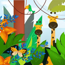 Illustration Tropical Jungle Animal Zoo Clipart Animal Icons Amazon Png And Vector With Transparent Background For Free Download Animal Icon Raccoon Illustration African Big Cats