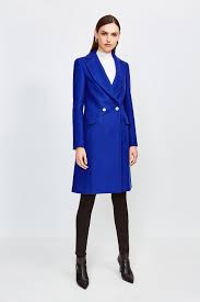 Plus, the color is easy to match with almost anything in your closet, making it this camel coat is made with ponte, not wool. Italian Wool Blend Double Breasted Coat Karen Millen