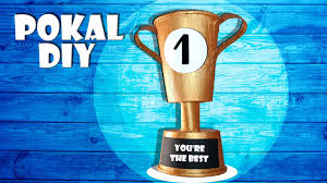 Trend wimpern häschen als osterdeko. Pokal Selber Machen Geschenk Basteln Mit Pappbecher Paper Trophy Cup Diy Craft 4k Youtube