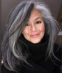 The grays started to show up as i have entered menopause. Transitioning To Gray Hair 101 New Ways To Go Gray In 2021 Hadviser