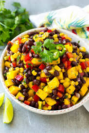 Mango Black Bean Salad Recipe Recipe In 2020 Bean Salad Recipes Black Bean Salad Recipe Healthy Fitness Meals