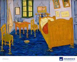 Axa Art Insurance Flooded Bedroom In Arles Ads Of The World Van Gogh Art Van Gogh Paintings Van Gogh