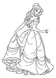 Belle is the inquisitive daughter of a simple inventor who lives in the countryside. Princess Coloring Pages Best Coloring Pages For Kids Belle Coloring Pages Disney Princess Coloring Pages Cinderella Coloring Pages