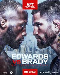 Across the pond we go! #UFCLondon Fight Week's officially here! 🇬🇧 Leon  Edwards vs Sean Brady 🇺🇸 [ UFC Fight Pass