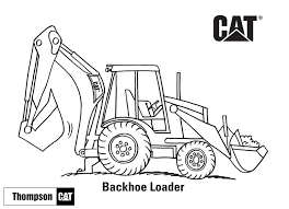 They love playing with the heavy vehicles and tools in the dirt or sandbox. Coloring Pages Thompson Tractor Company Inc