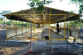 The decorative wood gate and fencing also helps screen a rear alley, while new trees were planted to provide shade and soften the garden. Stunning Poultry House Designs Plans Photos Plan 3d Poultry House Poultry Farm Buildings Poultry Farm Design