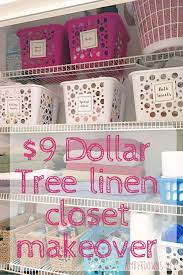 10 Dollar Store Organization Ideas That Are Border Line Genius Mom Insane Fit Linen Closet Makeover Apartment Organization Diy Dollar Store Diy Organization