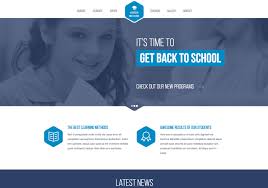 We have minimalist html templates too. High School Responsive Website Template