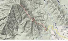 Dollar Mountain Trail Map Dollar Mountain Trail | Highway 199