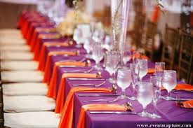 Whimsical Indian Wedding Reception By Events Capture New York Indian Wedding Decorations Receptions Indian Wedding Reception Wedding Table Settings Purple