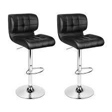 Don't miss out on the great sales. Artiss 2x Bar Stools Pu Leather Chrome Kitchen Bar Stool Chairs Gas Lift Black Buy Sets Of 2 Bar Stools 9350062081877