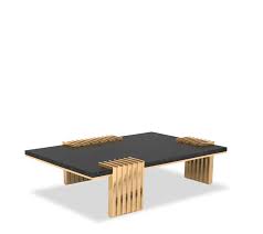 It's black color contrasts and grounds the colors of the sofa and side table. Top 25 Stunning Center Table Ideas