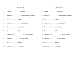 The spanish verbs ser and estar both mean to be. here is a quick guide, including a chart, to help you determine whether to use ser or estar. Ser Vs Estar Teaching Resources