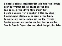 I Love This Rap I Wannan Try If I Go To Mcdonalds Mcdonalds Rap Rap Lyrics Lyrics