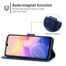 Leather Phone Case For vivo Y55s 5G ...