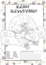 It's super easy to do and has a dramatic effect. Halloween Coloring Page English Esl Worksheets For Distance Learning And Physical Classrooms