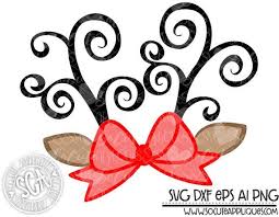 Download Reindeer Antler Svg File Reindeer Clipart Socuteappliques Svg Eps Dxf And Png Formats Great For Monogram Christmas Crafts Christmas Crafts Christmas Svg Christmas Monogram