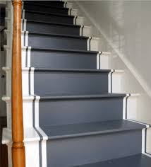 Blue and brown of all color values are a known great combo. Top 70 Best Painted Stairs Ideas Staircase Designs
