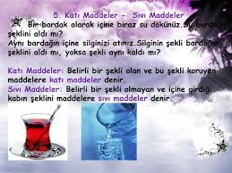 Konu Maddeyi Taniyalim Ppt Indir
