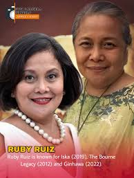 ➡️Ruby Ruiz 's first film was the 1980 drama Bona, in which she played the  younger sister of National Artist Nora Aunor . The film's director is  National Artist Lino Brocka, who