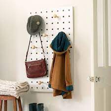 Wooden Peg Board Coat Rack Diy Coat Rack Diy Hat Rack Diy Pegboard