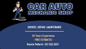 Taxi business card was designed for exclusively corporate and small scale companies. Auto Mechanic Company Business Card Template Postermywall