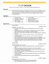 Security Guard Resume Sample Louiesportsmouth Com