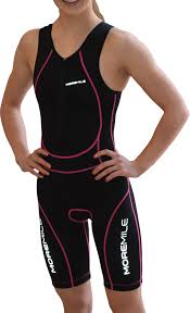 Thousands of chlorine resistant swimming costumes for your fitness sessions or swim training. More Mile Sonic Womens Tri Suit Black Pink Cycle Run Swim Triathlon Ebay