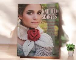 Knitted Scarves How to Book by Pam Powers, Scarfs, Cowls, Infinity Scarf,  Kerchief, Knitting Patterns